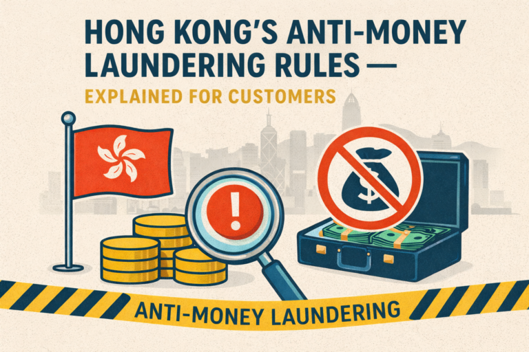 Hong Kong’s Anti-Money Laundering Rules — Explained for Customers